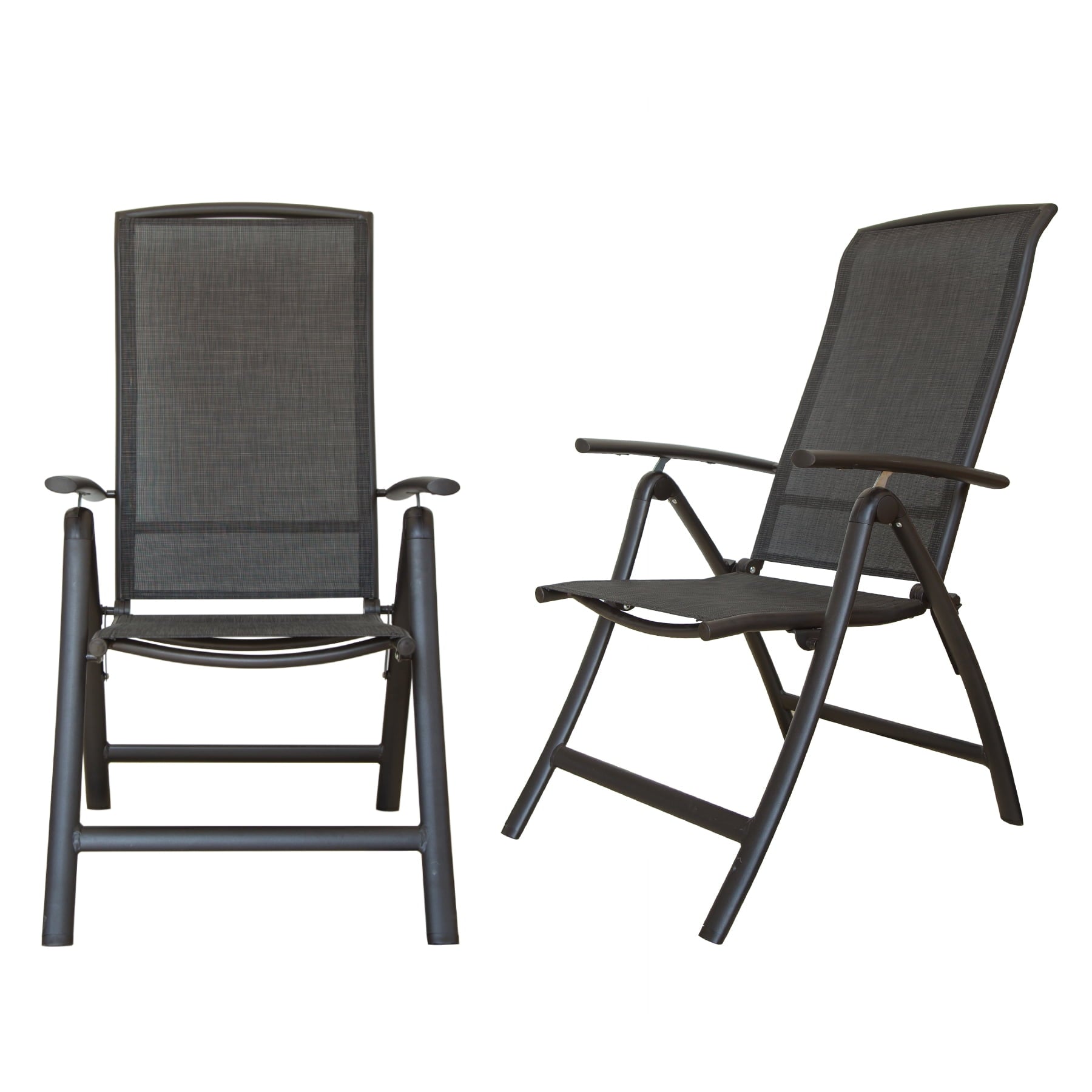Domi Folding Patio Chairs Set of 2
