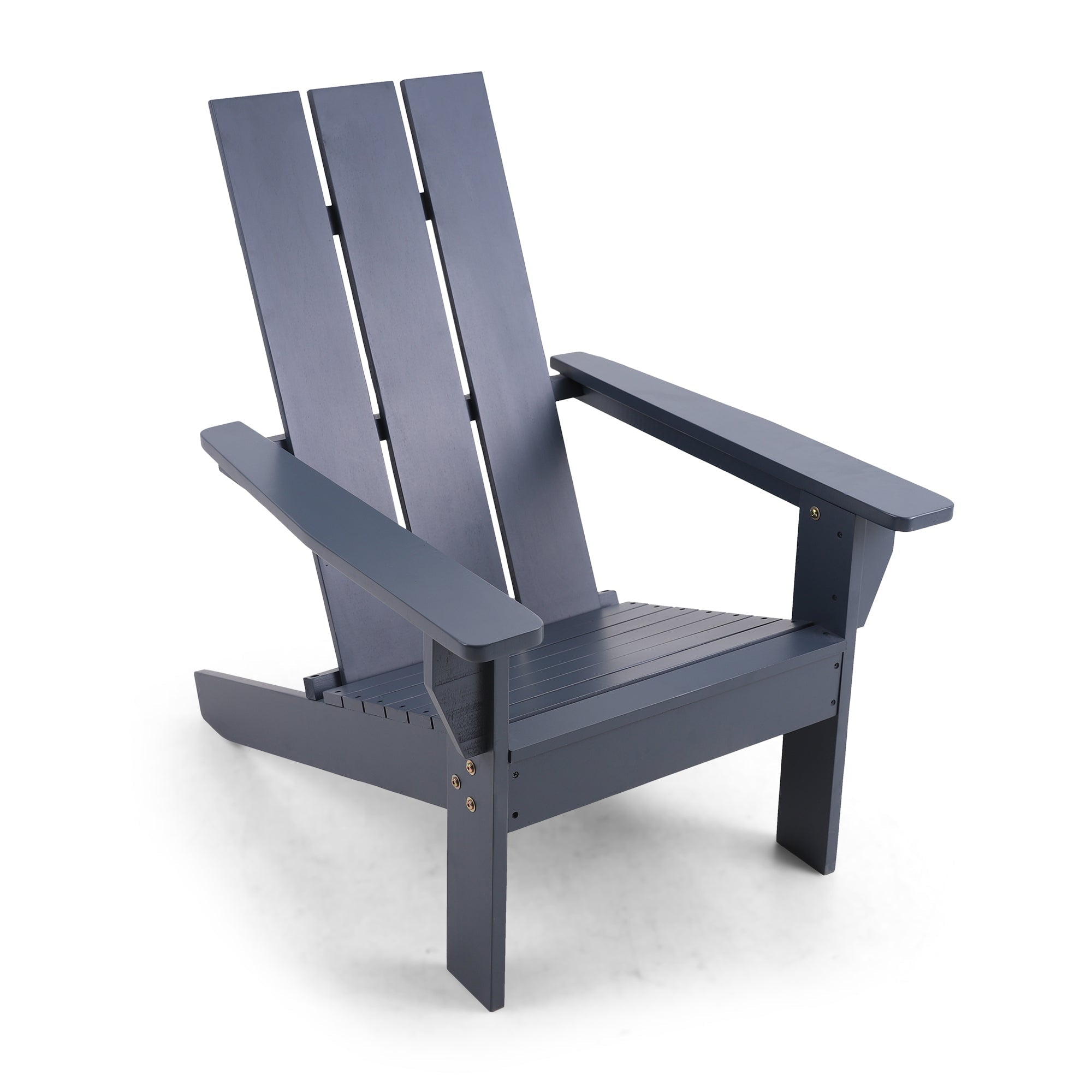 Sophia & William Grey Patio Wooden Adirondack Chair Lounge Chair for Garden Beach Balcony Backyard Lawn