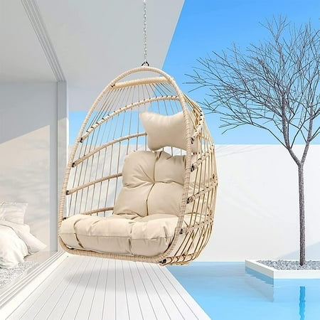 Nicesoul Swing Hanging Egg Chair 265lbs Capacity